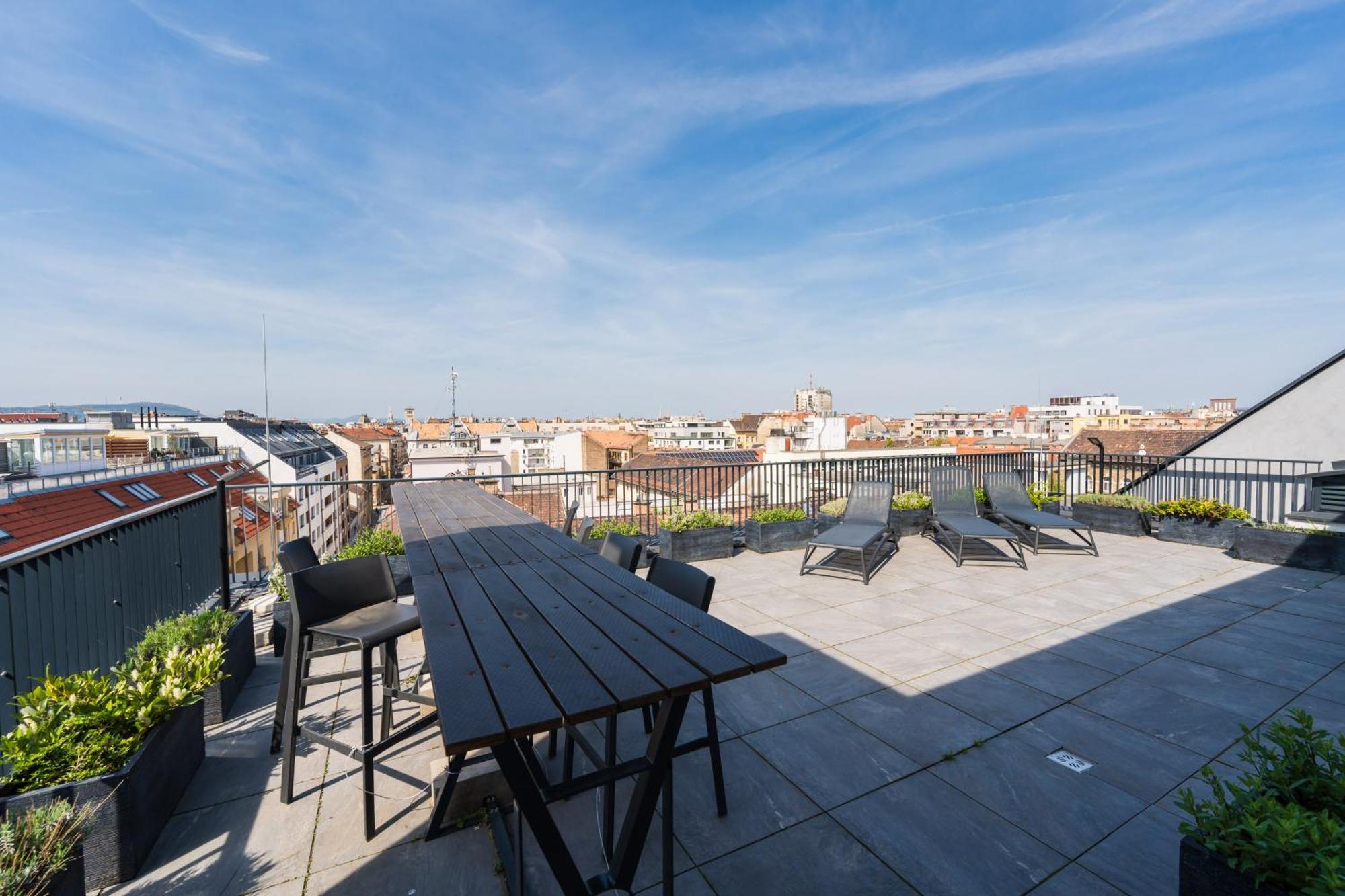 Brand New Modern Apartment-2 Rooms-Balcony-Garage Budapeste Exterior foto