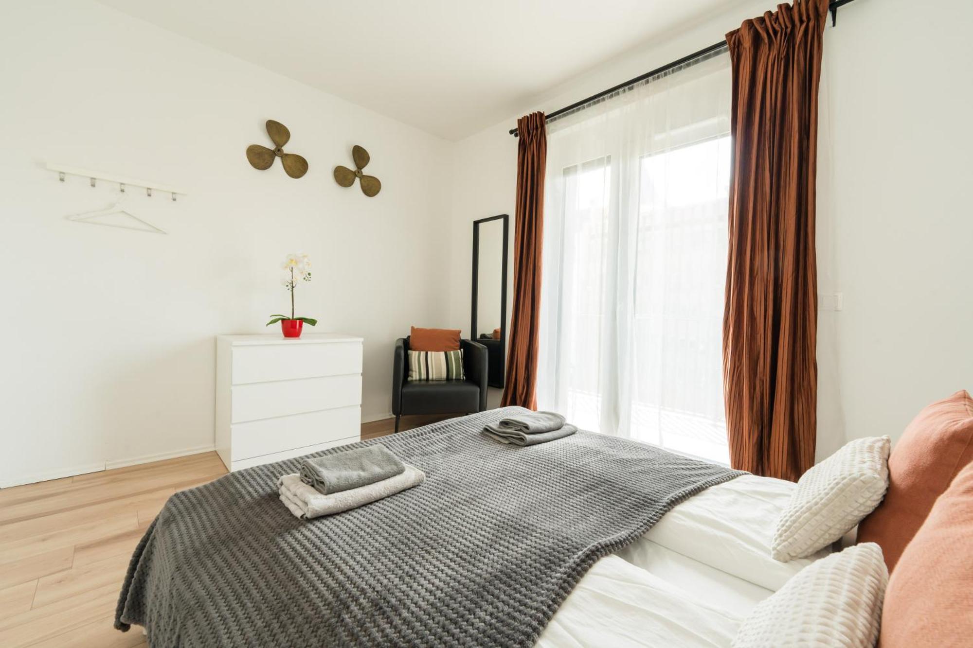 Brand New Modern Apartment-2 Rooms-Balcony-Garage Budapeste Exterior foto