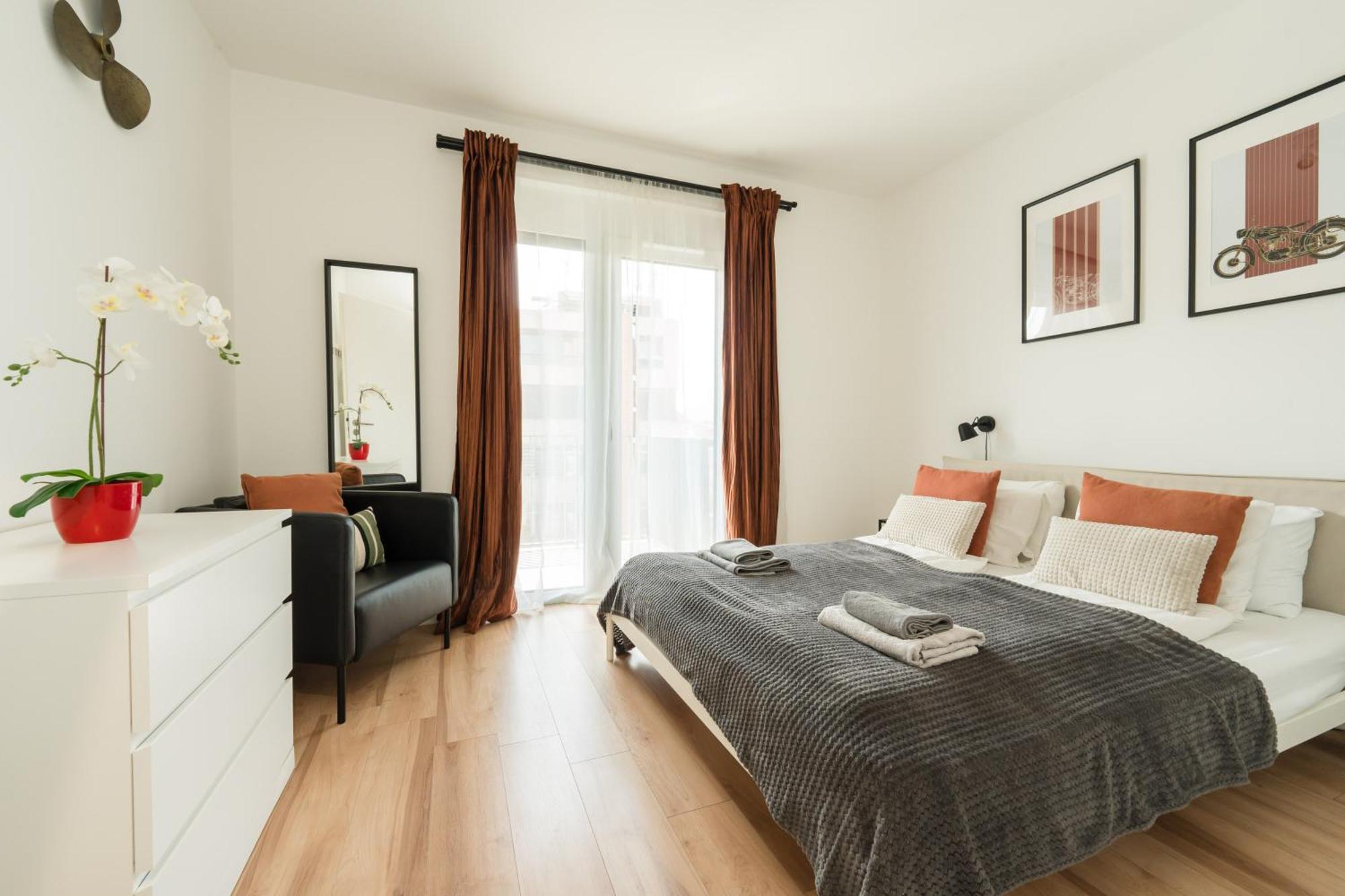 Brand New Modern Apartment-2 Rooms-Balcony-Garage Budapeste Exterior foto