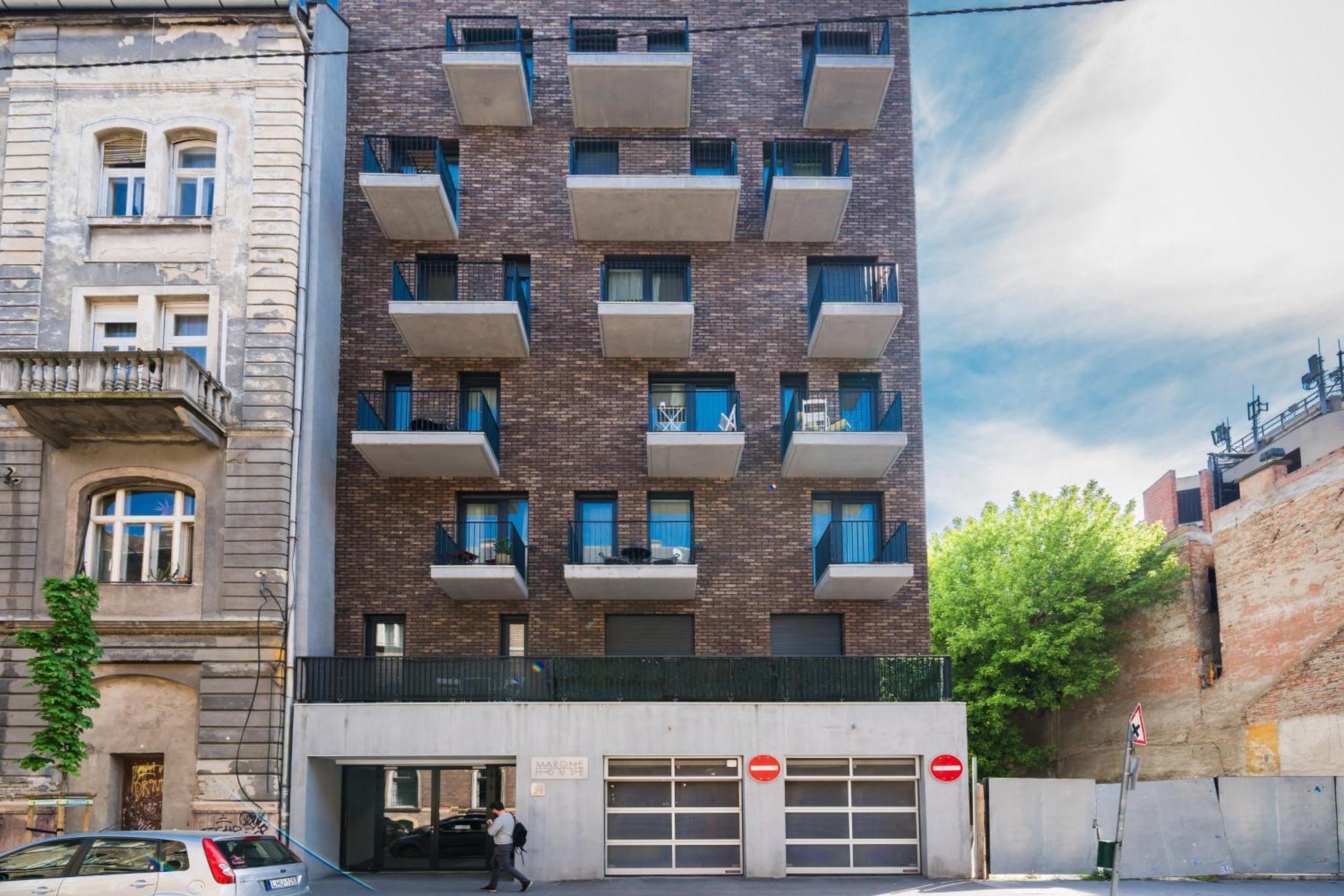 Brand New Modern Apartment-2 Rooms-Balcony-Garage Budapeste Exterior foto
