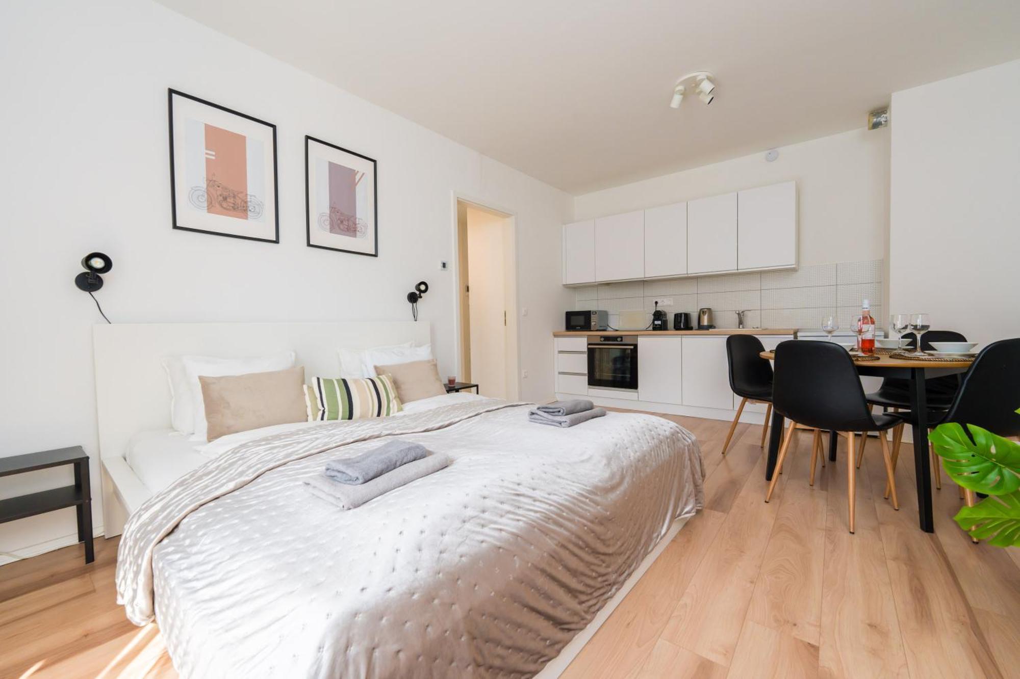 Brand New Modern Apartment-2 Rooms-Balcony-Garage Budapeste Exterior foto